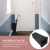 POPETPOP Metal Umbrella Stand Cane Storage Rack Flower Bucket Freestanding Umbrella Holder Bin Umbrella Bucket for Home Office Hotel Black view 2