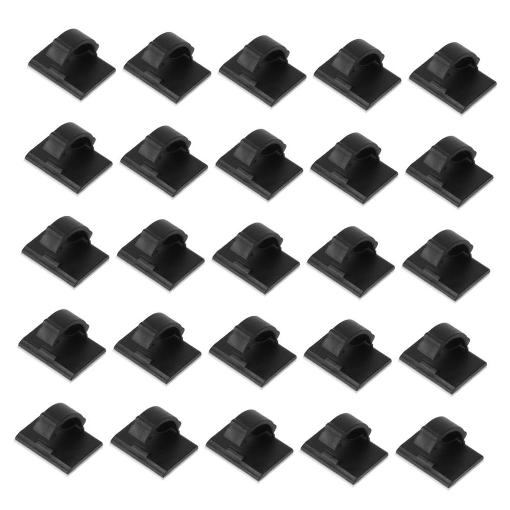 Cable Manager for Home Office 100pcs Wire Fixing Tool Cable Clamp Line Card Easy to Use