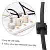 Cable Manager for Home Office 100pcs Wire Fixing Tool Cable Clamp Line Card Easy to Use view 2