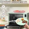6Pcs Unbreakable Divided Dinner Plates for Adults 9in, Deep Dinner Plates, Divided Design for Picky Eaters,Compartment Plates, Lightweight Reusable Portion Control Plates for Kids Adults Seniors view 4
