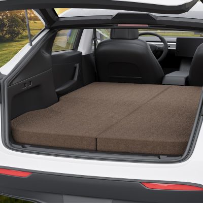 Zenzy 4" Memory Foam Mattress for Tesla Model Y - CertiPUR-US Certified, Superior Comfort vs Air Mattress, Custom Fit Car Bed for Camping & Road Trips