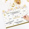 Extra Large Black Gold Retirement Greeting Card, Farewell Guest Sign in Book, Retirement Gift, Retirement Party Decorations, Retirement Alternative Signature Guest Book for Men Women Friends Coworker view 4