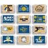 arricraft 120 Pcs Candy Bar Wrapper, Bump Set Spike Volleyball Chocolate Label Bar Sticker Sports Theme Miniatures Wrappers for Babys Shower or Birthday Party Small Favor Decor(No Candy) view 1