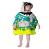 growell Hooded Kids Beach Towels - Toddler Bath Towel Girls Boys Swim Cover-ups for Ages 1 to 6 Kids Pool Towels Quick Dry Lightweight Soft Microfiber Poncho Towel 24x23(Sharks Blue) view 1