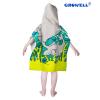 growell Hooded Kids Beach Towels - Toddler Bath Towel Girls Boys Swim Cover-ups for Ages 1 to 6 Kids Pool Towels Quick Dry Lightweight Soft Microfiber Poncho Towel 24x23(Sharks Blue) view 2