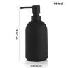HomeLoft Basics Black Soap Dispenser Empty Simple Styles 16Ounce for Shampoo Lotion Dispenser, 19cmx8cm view 4