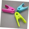 Hohopeti 10pcs Assorted Color Abs Food Sealing Clips Lightweight Snack Bag Clips for Home and Office Pegs for Sealing Opened Food Packages and Clothes view 2