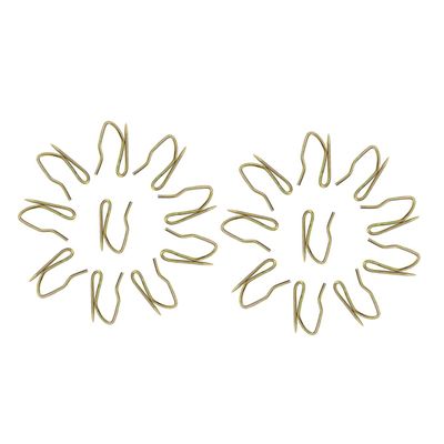 Ciieeo Decorative Home Curtain Holder 50pcs Curtain Rod Hooks and Versatile Random Color