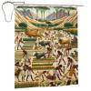 Augenstern Egyptian-Agricultural-Scenes Waterproof Polyester Shower Curtain with Grommets and Hooks for Bathroom view 1