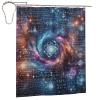 Augenstern Physical-Formula-Starry-Sky Waterproof Polyester Shower Curtain with Grommets and Hooks for Bathroom view 1