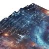 Augenstern Physical-Formula-Starry-Sky Waterproof Polyester Shower Curtain with Grommets and Hooks for Bathroom view 2