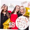 Alipis 33pcs Birthday Photo Booth Props Creative Decorations for Memorable Parties Includes Fun Props Elegant Shoulder Strap for Celebrations view 3