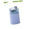 Zerodeko Wheat Straw Automatic Toothpick Dispenser Design for Convenient Home Use Blue Toothpick Holder Eco-friendly for Travel and Kitchen view 1