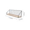 Cabilock 2pcs Wall Mounted Storage Rack Shelf Board Organizers for Kitchen Bathroom Living Room Space-Saving Holder for and Storage view 2