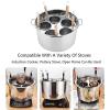 Spaghetti Cooking Machine With 5 Strainer Baskets, Multi-Function Pasta Makers Commercial Pasta Cooker Noodle Oven Pasta Cooking Kitchen Tools Roadside Stalls, Restaurants (Size: 5 Holes) view 2