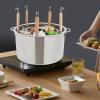 Spaghetti Cooking Machine With 5 Strainer Baskets, Multi-Function Pasta Makers Commercial Pasta Cooker Noodle Oven Pasta Cooking Kitchen Tools Roadside Stalls, Restaurants (Size: 5 Holes) view 4
