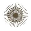 NEODECO Single Sun Metal Wall Art, Geometric Sun Decor, Metallic Colors, Large 3D Wall Sculpture, Model A (Bronze, Large) view 2