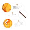 Cabilock 1pc Thanksgiving Maple Leaf Branch Decoration Artificial Fall Shrubs for Home Office Decor Simulation Maple Leaf for Centerpieces Bouquets Arrangements view 4