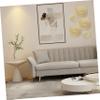DIYEAH 5pcs Gold Metal Wall Hanging Art Disc Decor for Bedroom Living Room Easy to Install Circular Decorations for Modern Iron Wall Ornaments view 3