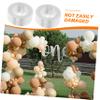 Cabilock 10pcs Balloon Garland Strip Transparent Balloon Decoration Chains for Wedding Birthday Shower Christmas Party Double Design for Arch Making view 2