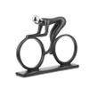 Cabilock Creative Resin Bicycle Sculpture Figurine Modern Art Ornament for Home Desktop Decoration Unique Minimalist Design for Office Living Spaces view 1