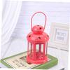 PRETYZOOM Europe Style Iron Candle Holder Lantern Small Decorative for Home Decoration Creates Romantic Ambience for Tabletop Kitchen Office Use view 2