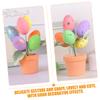 VINTORKY 4pcs Faux Bonsai Ornaments Vibrant Easter Table Decoration Lifelike Design for Centerpiece Festive Home Decor for Spring Celebrations view 2