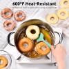 600F Heat Resistant Silicone Spatulas: U-Taste Upgraded Flexible Food Grade Silicon Baking Scraper, Sturdy Rubber Kitchen Cooking Mixing Utensils for Nonstick Cookware Set of 4 (Multicolors) view 3