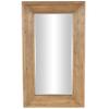 Deco 79 Wood Room Floor Mirror Entryway Mirror with Natural Wood Grains, Free Standing Mirror 32" x 3" x 55", Brown view 1