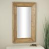 Deco 79 Wood Room Floor Mirror Entryway Mirror with Natural Wood Grains, Free Standing Mirror 32" x 3" x 55", Brown view 2