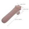 KOMBIUDA 2pcs Anti-Collision Silicone Doorknob Covers Safety Protection Sleeves for Door Pulls Boy Girl-Friendly Design Brown to Prevent Injuries and Wall Damage view 3