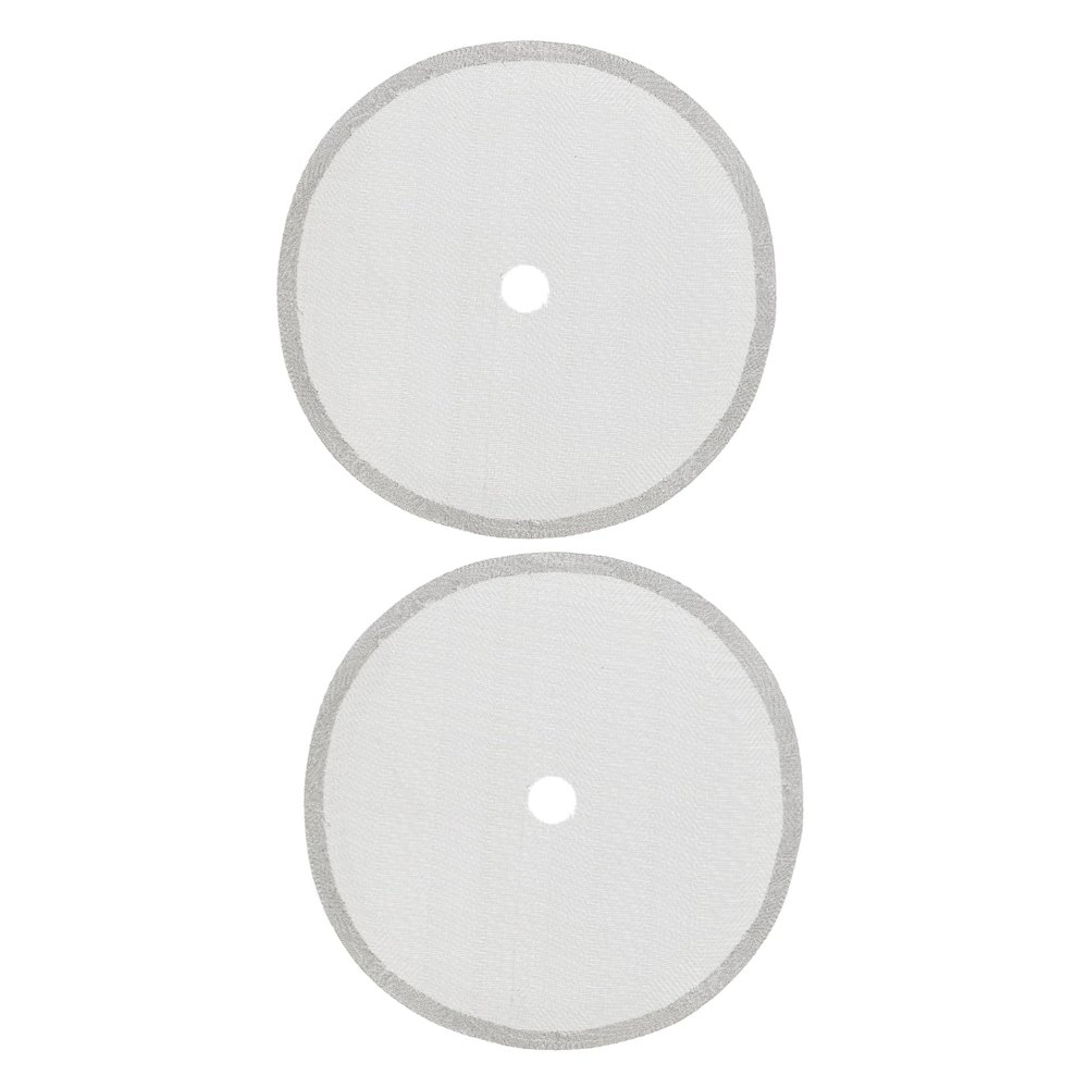 Zerodeko 2pcs Stainless Steel Tea Maker Filter Screen Set Mesh Filters for Coffee Tea Brewing Easy to Clean for and Brewing
