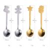 HIDEERPPY Silverware Set, 4/16/24/32/40/48 Pieces Christmas Spoon Set Dessert Spoon Golden Stainless Steel Coffee Spoon Christmas Creative Gift Spoon, Home Flatware Set (Color : Silver, Size : 12Se view 2