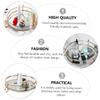 Cabilock 1pc Polishing Mirror Tray for Home Elegant Cosmetic Storage Holder Creative Makeup Organizer Stylish Vanity Decor for Products view 4