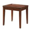 HomeRoots 286397 30 x 36 x 36 in. Callers Desk in Weathered Oak & Chrome view 1