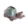 Cabilock 1pc Retro Ceramic Hydroponic Vase for Flower Arranging Decorative Small Adornment for Home Decor Ceramic Smooth Curves view 1