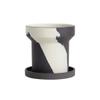 SOPAMI Planters for Indoor Plants Simple Modern Style Flower Pots, Ceramic Flower Pots, Home Style Flower Pots with Drainage Holes at The Bottom Window Boxes Planters (Size : Medium) view 1