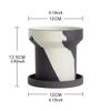SOPAMI Planters for Indoor Plants Simple Modern Style Flower Pots, Ceramic Flower Pots, Home Style Flower Pots with Drainage Holes at The Bottom Window Boxes Planters (Size : Medium) view 2