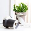 SOPAMI Planters for Indoor Plants Simple Modern Style Flower Pots, Ceramic Flower Pots, Home Style Flower Pots with Drainage Holes at The Bottom Window Boxes Planters (Size : Medium) view 3
