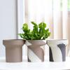 SOPAMI Planters for Indoor Plants Simple Modern Style Flower Pots, Ceramic Flower Pots, Home Style Flower Pots with Drainage Holes at The Bottom Window Boxes Planters (Size : Medium) view 4
