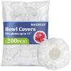 MAQIHAN 200 Bowl Covers for Bread Proofing - Medium Plastic Wrap Food Sourdough Baking Rising Elastic Reusable Plate Covers Outdoor Food Fresh Keeping Bags Shower Cap Hair Deep Conditioning view 1