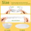 MAQIHAN 200 Bowl Covers for Bread Proofing - Medium Plastic Wrap Food Sourdough Baking Rising Elastic Reusable Plate Covers Outdoor Food Fresh Keeping Bags Shower Cap Hair Deep Conditioning view 2