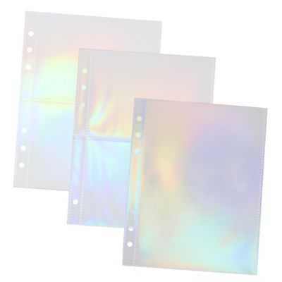 A5 Loose Leaf Card Album Refills for Collectors, 3 Books