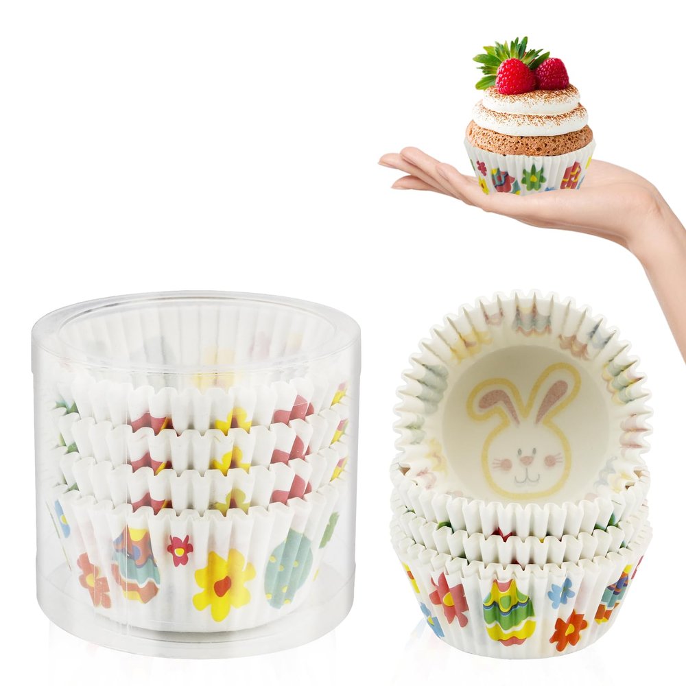 Cupcake Liners,100 pcs Muffin Liners,Cupcake Wrappers,Paper Cupcake Liners for Baking,Muffin Baking Cups,Cupcake Papers,Paper Baking Cups Mini Standard Size 2x1.25inch