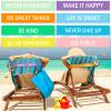 Boao 8 Pack Towel Bands for Beach Chair, Pool & Cruise Essentials, Elastic and Windproof, Towel Chair Clips Lounge Strap Holder, Cruise Ship Accessories (Inspirational) view 1