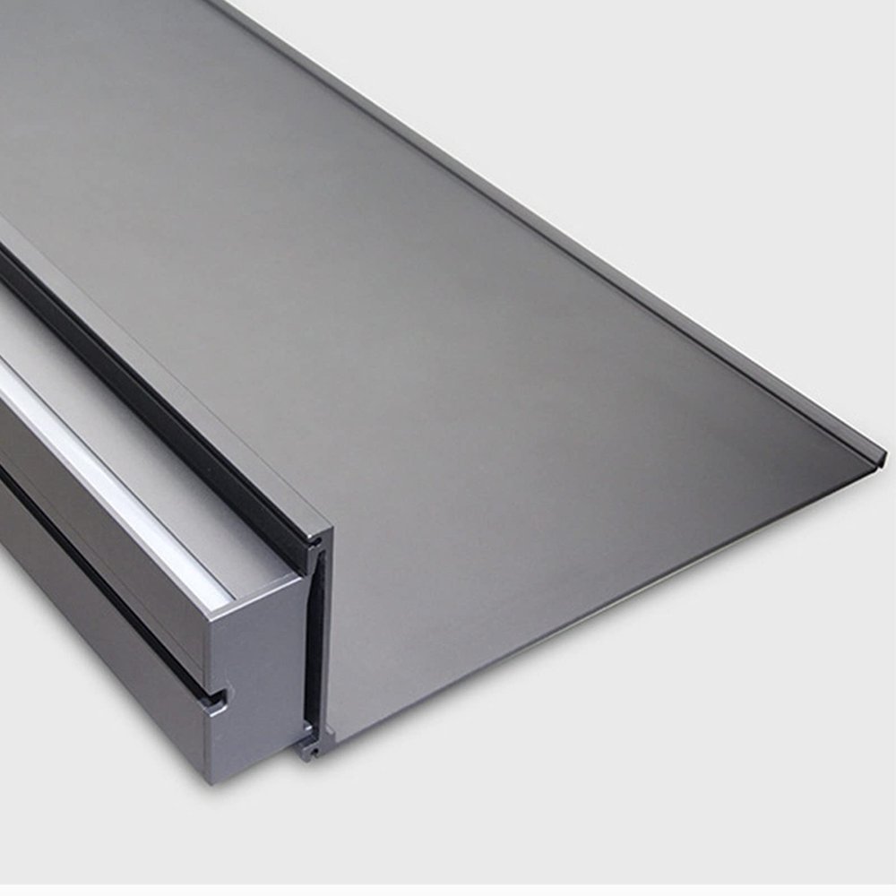 FUYAO Floating Wall Shelves, Wall Shelf Built-in LED Warm Light Aluminum Alloy Light-Emitting Shelves for Bedroom Living Room DecorationStorage Plant