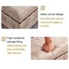 Technology Cloth Rectangle Storage Stool,Large Capacity Solid Wood Frame Shoe Changing Stool,Multifunction Storage Box For Home-Medium gray (Size:40x40x45cm/15.7x15.7x17.7inch) (Medium Gray 80X40X45c view 4