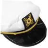 CIMAXIC Wedding Party Decorations Navy Hat with Bridal Veil Captain Hat for Bride Bridal Headpieces view 2