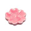 ZMQJEQANBG Chopstick Holder Ceramic Cherry Blossom Chopsticks Stand Chopsticks Rest Pillow Rack Pen Holder Kitchen Tableware Dining Table Accessories, 4.5*4.5*0.8cm view 1