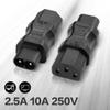 YACSEJAO IEC320 C13 to C8 Power Adapter, 2Pcs view 2